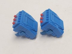 2x FIGHTING TALK! Weapon Backpack w Clip Toy Island 1991 Vintage #5 #1