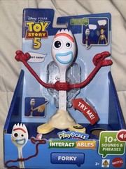 Disney / Pixar Toy Story 5 Playscale Interactables Forky 7-Inch Talking Figure