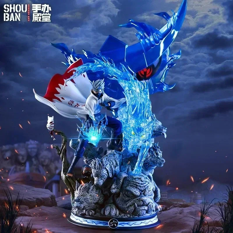 22CM Naruto Kakashi Anime Figure PVC Statue Collectible Room Decor Gift Toy Mode