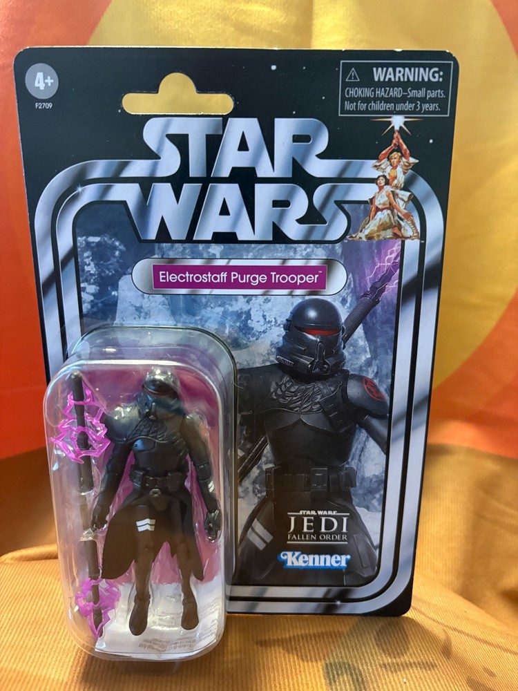 Star Wars Jedi Fallen Order – ELECTROSTAFF PURGE TROOPER VC195 3.75″ MINTY!