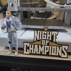 WWE Mattel Night Of Champions 2026 PLE Logo Accessory