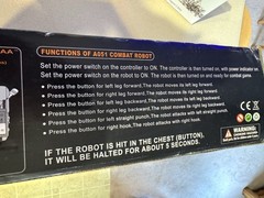 2 Fighting Boxing Battle Robots-2 Controllers RC Set- For Parts Only-Not Working