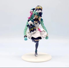 18CM Anime Hatsune Miku Figure National Style Fashion Panda New