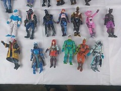 Fortnite Figures Lot Huge. 20 Figures, 60+ Building Tiles, Alot Of Accessories