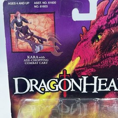 Vintage 1995 Dragonheart Kara 3.5” Figure W/ Weapons Kenner Axe Chopping Combat