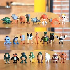24pcs Italian Brainrot Tung Tung Sahur PVC Figures Set Collectible Mini Toys