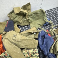 AS-IS Hasbro 12” GI JOE 1960’s – 70’s Jumpsuit Clothes Lot – Adventure Team C4