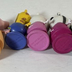 5 Peppa Pig Mini Figures Tiny 1-2 Inches Cake Toppers