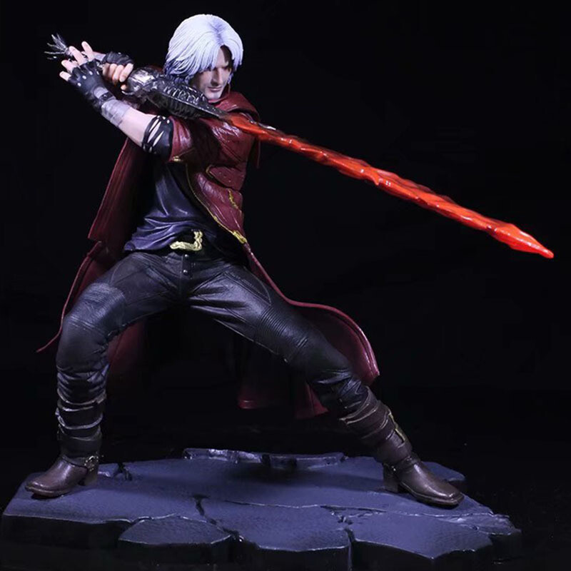 Devil May Cry 5 Dante Battle Version Pvc Action Figure 25Cm Statue Model