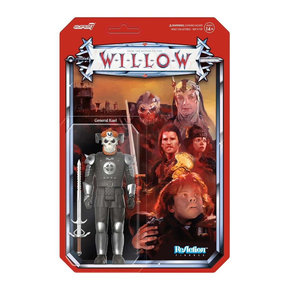 SUPER7 Willow General Kael ReAction Figure 3.75″ NEW