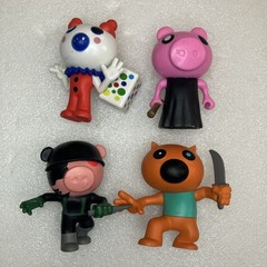 PIGGY Minifigure Collectible Figure Mini Toon Phat Mojo PVC Set of 4 Some Marks
