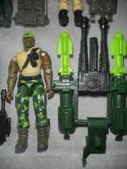 Vintage 1980s 1990s Action Figure Accessories Weapons Lot G.I. GI Joe ARAH 3.75