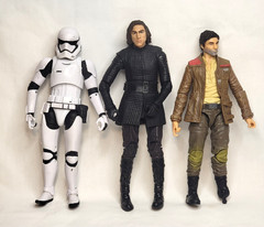 Star Wars Black Series Figure Lot Kylo Ren First Order Stormtrooper Poe Dameron