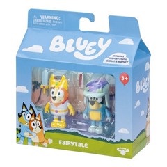 Moose Toys Bluey Fairytale Action Figures Chilli & Bandit w/ Accessories
