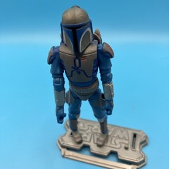 Star Wars Mandalorian Warrior Clone Wars figure 2010 Hasbro 3.75″