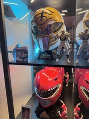 White Ranger Helmet SIGNED Jason David Frank Power Rangers Lightning Collection