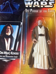 Star Wars Power of the Force POTF Red Card Ben Kenobi Saber Varies
