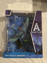 AVATAR WORLD OF PANDORA *JAKE SULLY FIGURE & 9″ BANSHEE* MIB