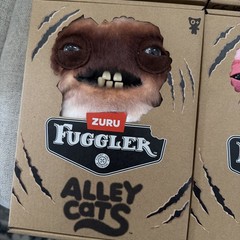 Fuggler Alley Cats Series Set of 6 Plush 9” Funny Ugly Monster Alley Cats X Zuru