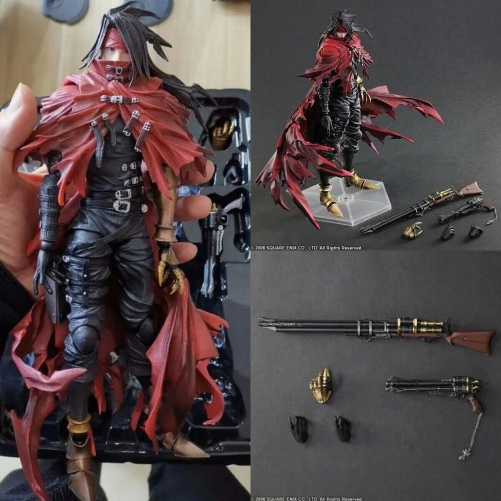 In US Play Arts Kai Final Fantasy VII Vincent Valentine PVC Action Figure Boxed
