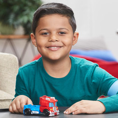 Transformers Playskool Heroes Rescue Bots Academy Team Optimus Prime, 4.5-Inch