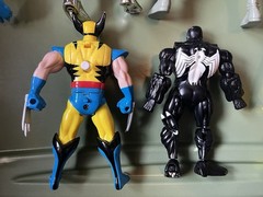 Vintage Marvel Toybiz 10″ Deluxe & 6-7″ Figures Lot of 8 From 90’s LOOK!