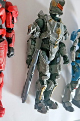 Halo Spartan Collection Red Spartan MK VII KAT SPARTAN VENATOR Noble Six Figure