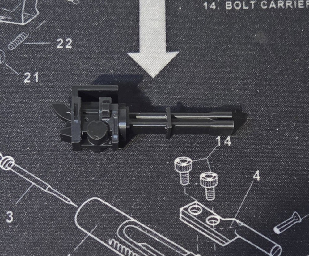 3D Printed Transformers G1 Whirl Shell Cannon Black PLA +