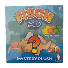 FISCH ROBLOX MYSTERY 4″ PLUSH INCLUDES DLC CODE COMMON LEGENDARY OR EXOTIC *NEW*