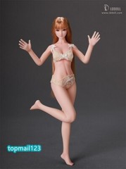 LDDOLL 27M 1:6 Semi-white NO Finger Bone 12in Seamless Female Action Figure Body