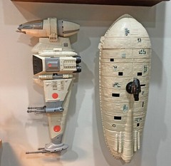Vintage Star Wars Vehicle Wall Mount Bracket Display Stand X-Wing Falcon TIE
