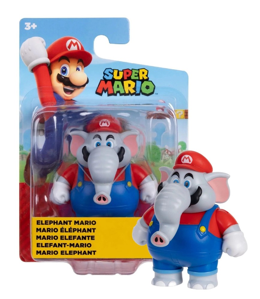 Super Mario Elephant Mario 2.5″ Figure New in Package
