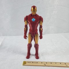 Iron Man Red Gold Plastic Action Figure Marvel Comics Hasbro 2014 11.5”
