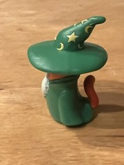 Lost Kitties Meowlin Toy Green Magic Wizard Cat Series