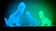 Glow In The Dark! Dino-Dick Dickasaurus Rex Bachelorette Party Gift Funny Prank 