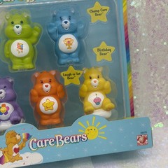 Care Bears Set Of 5 Figurines Approx. 2.25″ Tall 2003 Play Along Set Mint In Pkg