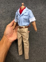 1/6 Custom Jurassic Park Alan Grant Suit Outfit for body Action Figure 12 inch