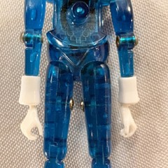 Blue Time Traveler Micronauts 1976 Mego Figure – Missing Chest Piece and Feet