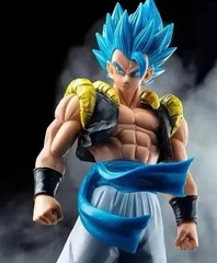 31cm Anime Dragon Ball Z Super Saiyan Blue Gogeta Pvc Statue Action Figure