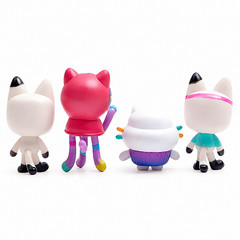 13pcs Gabby Dollhouse Anime Figure Toy Smiling Car Cat Hug Gaby Girl Dolls…