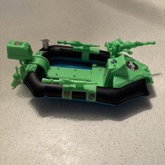 1993 HASBRO GI JOE MANTA RAY BOAT WITH BOX AND BLUEPRINTS VINTAGE
