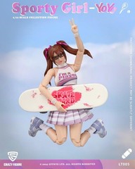Crazy Figure 1:12 Sport Girl YOYO Action Figure LT005 IN USA