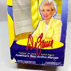 NOS Vintage Dr. Laura Schlessinger Talking Action Figure 11″ Doll Original Box