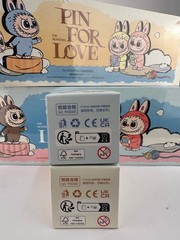 POP MART Labubu The Monsters Pin For Love Series Mini Plush Pendant Figure Doll