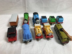 Lot Of 67 PCS Large Thomas & Friends The Tank Take Along Diecast Train Tracks
