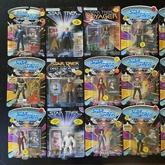 139 Playmates Star Trek TNG TOS DS9 Voyager First Contact Figures MOC Unpunched