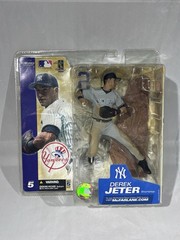 Derek Jeter McFarlane MLB Series 5 New York Yankees Grey Uniform. New