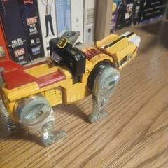 Voltron Yellow Lion Die Cast Metal W/ Head 1981 Bandai Taiwan Golion