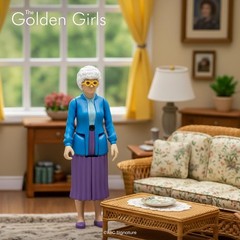 The Golden Girls Sophia Petrillo 3.75-Inch Retro Action Figure