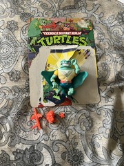 1990 Ray Fillet Complete Vintage TMNT Ninja Turtles Figure Complete W/ Cardback